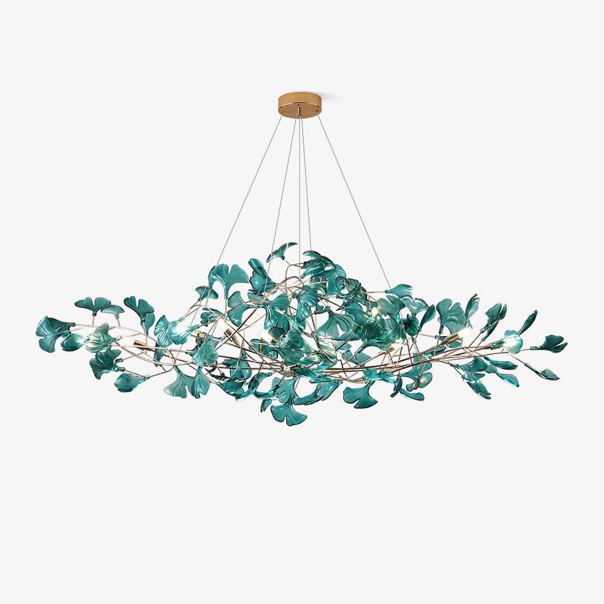 Eurvinen Lustre de luxe en feuille de ginkgo - Neutralighting