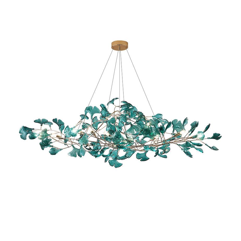 Eurvinen Lustre de luxe en feuille de ginkgo - Neutralighting