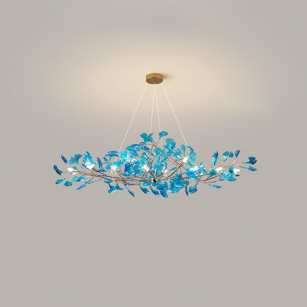 Eurvinen Lustre de luxe en feuille de ginkgo - Neutralighting