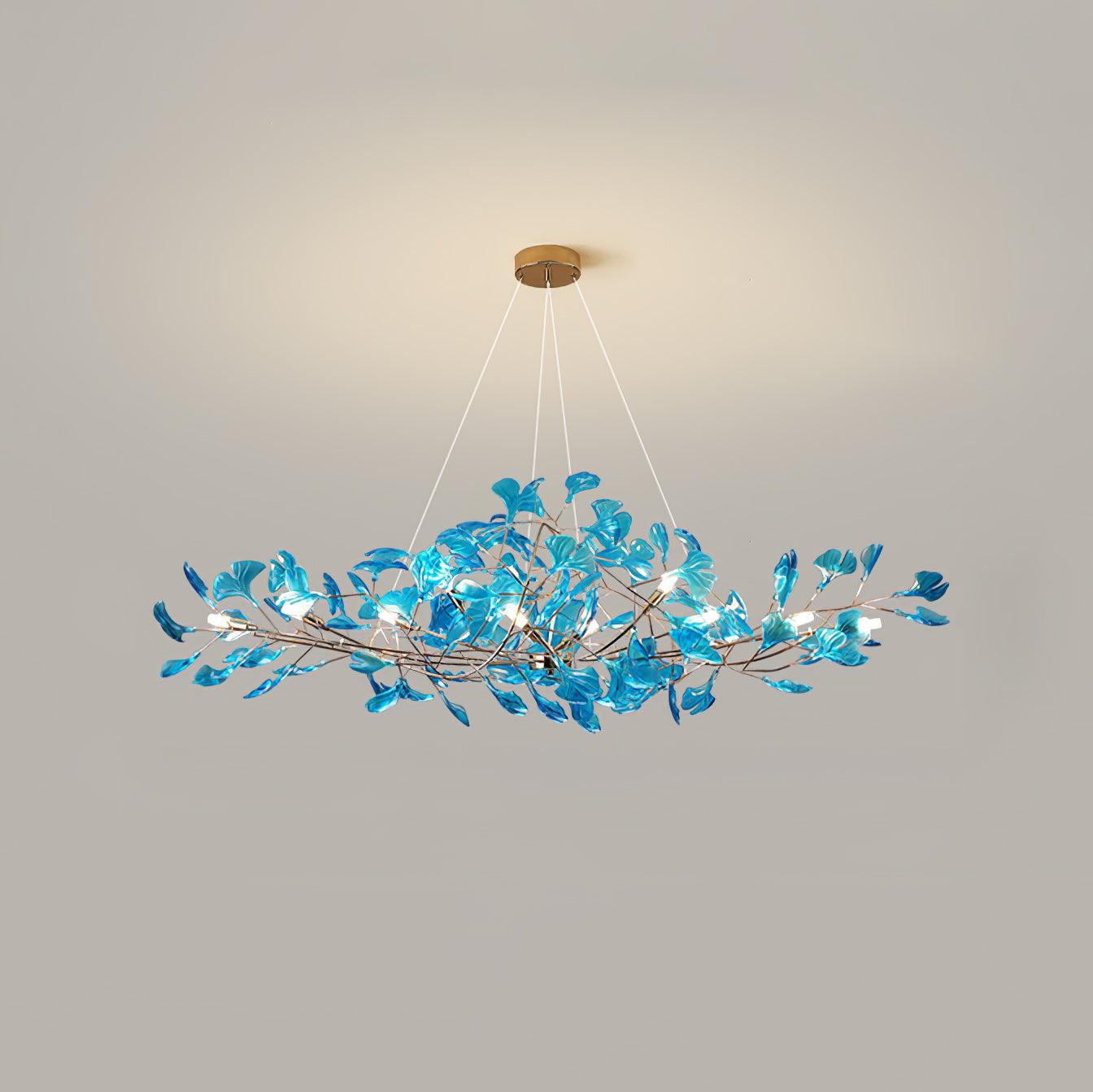 Eurvinen Lustre de luxe en feuille de ginkgo - Neutralighting
