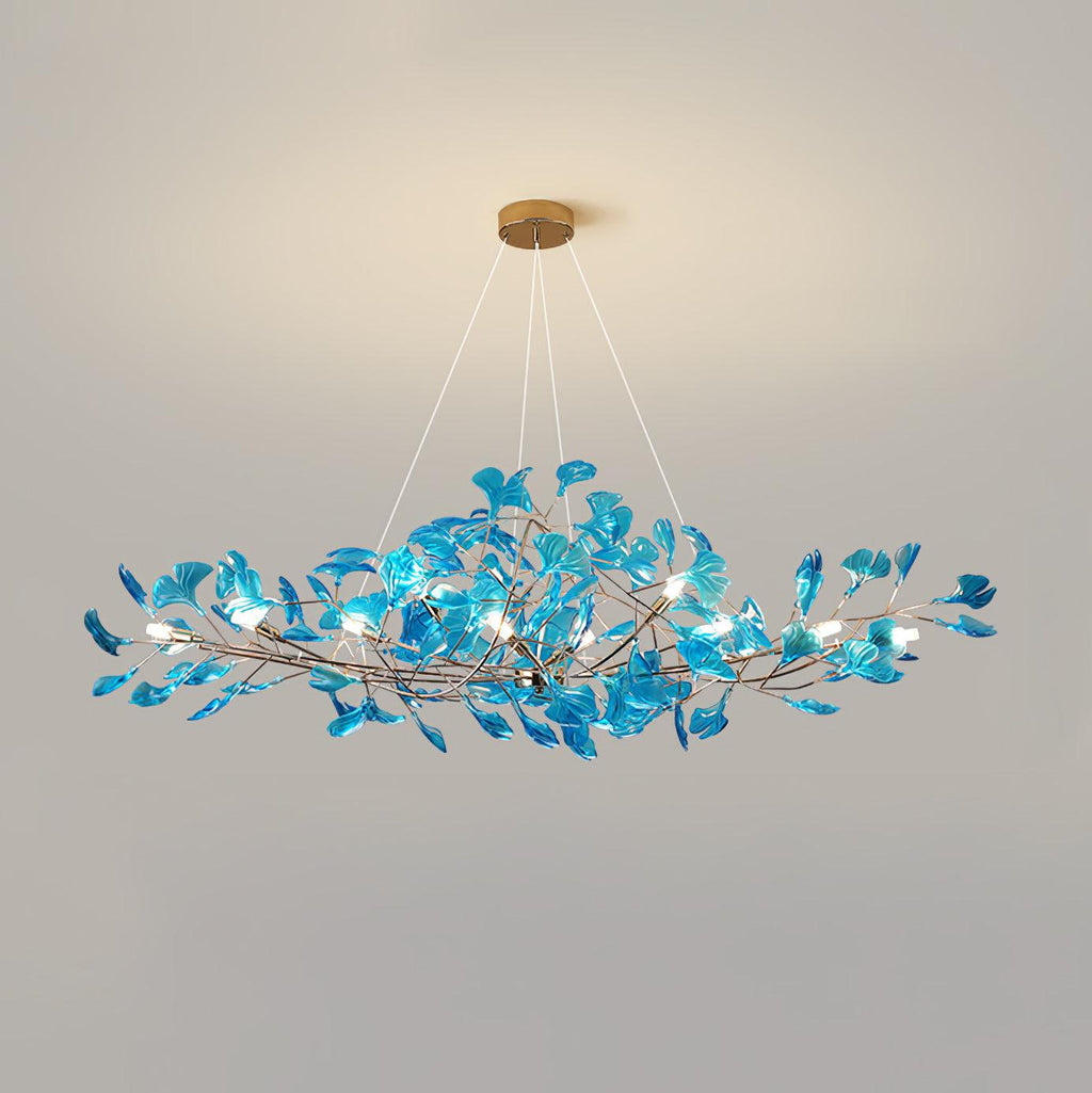 Eurvinen Lustre de luxe en feuille de ginkgo - Neutralighting