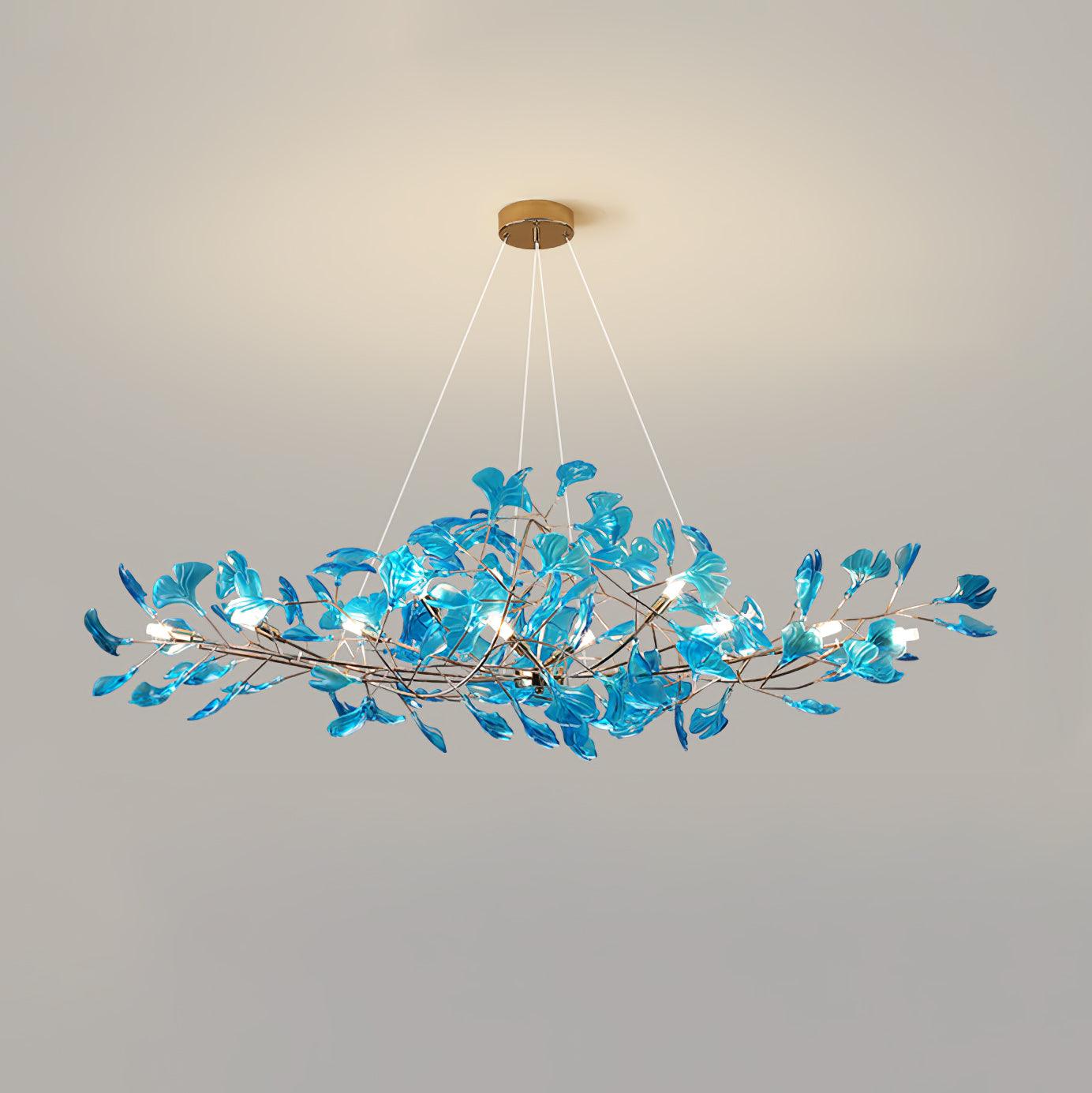 Eurvinen Lustre de luxe en feuille de ginkgo - Neutralighting