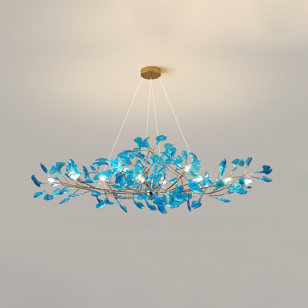 Eurvinen Lustre de luxe en feuille de ginkgo - Neutralighting
