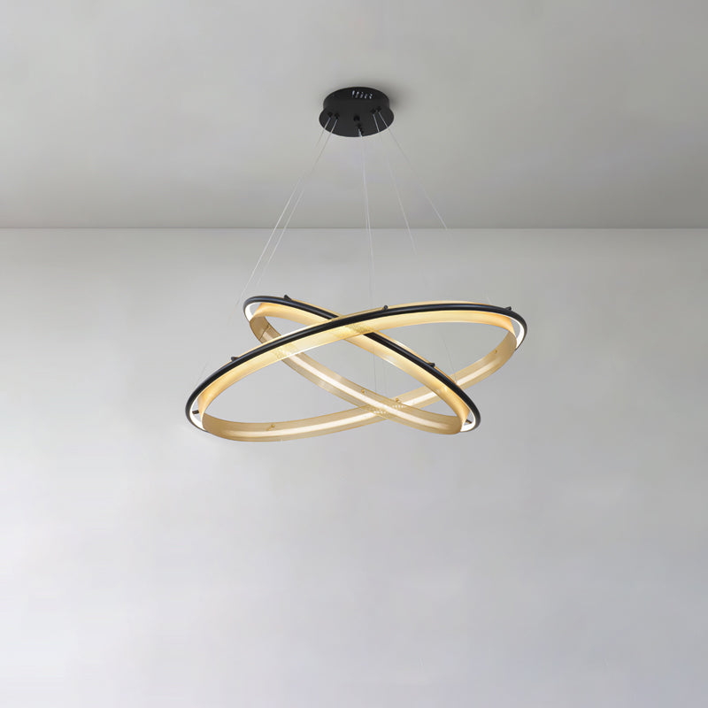 Erveliel Chandelier Rond Métal Minimaliste Moderne - Neutralighting