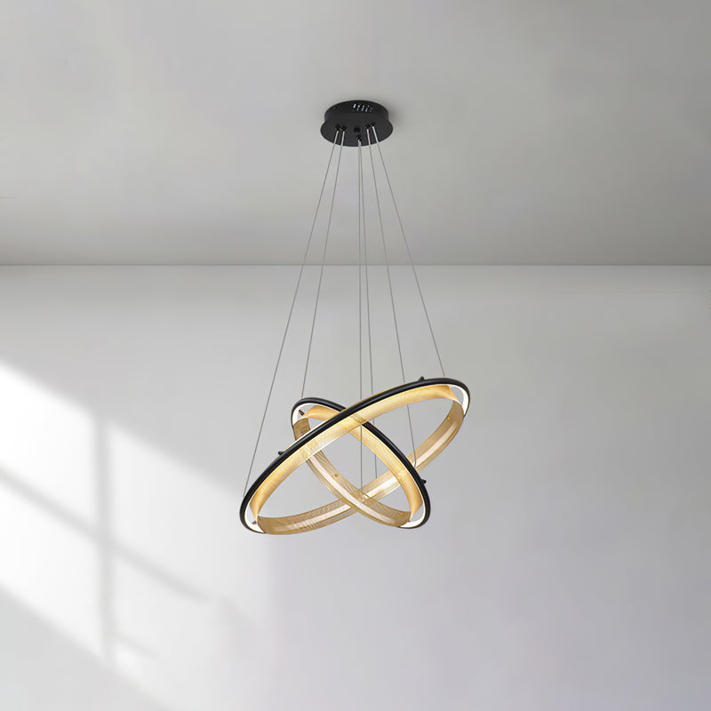 Erveliel Chandelier Rond Métal Minimaliste Moderne - Neutralighting