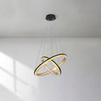 Erveliel Chandelier Rond Métal Minimaliste Moderne - Neutralighting