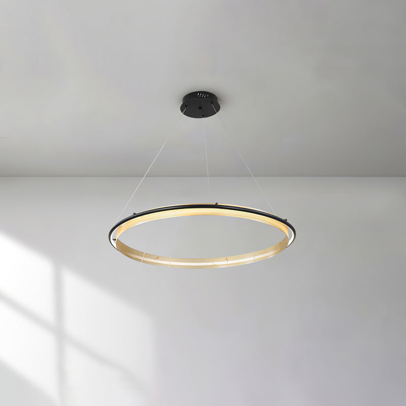 Erveliel Chandelier Rond Métal Minimaliste Moderne - Neutralighting