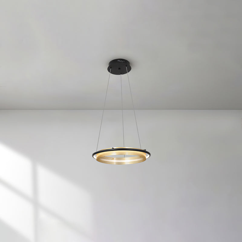 Erveliel Chandelier Rond Métal Minimaliste Moderne - Neutralighting
