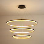 Erveliel Chandelier Rond Métal Minimaliste Moderne - Neutralighting