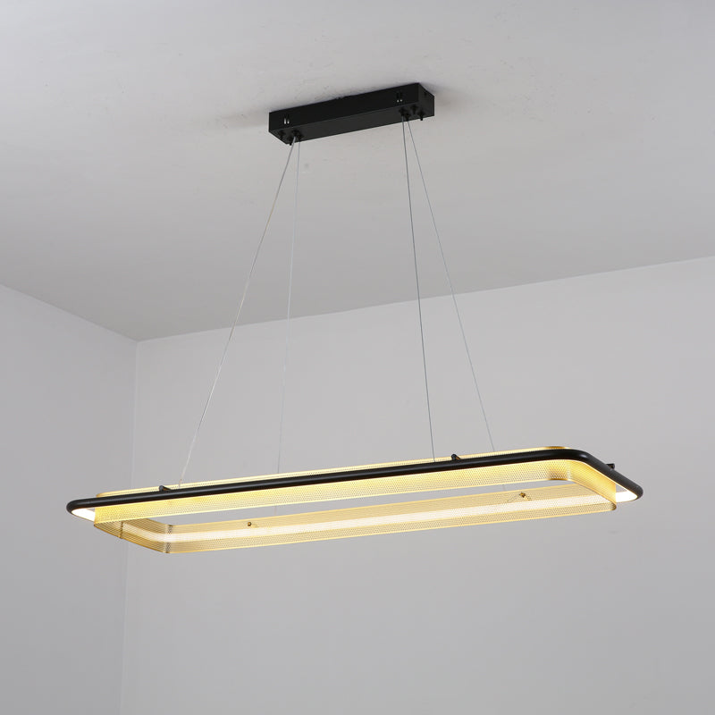 Erveliel Chandelier Rond Métal Minimaliste Moderne - Neutralighting