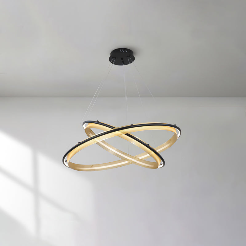 Erveliel Chandelier Rond Métal Minimaliste Moderne - Neutralighting