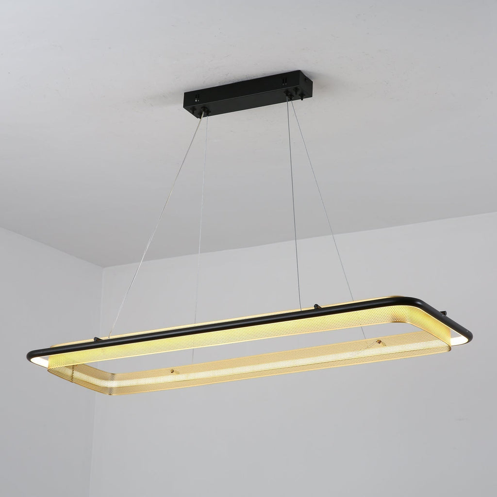 Erveliel Chandelier Rond Métal Minimaliste Moderne - Neutralighting