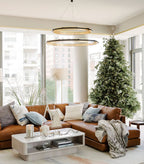 Erveliel Chandelier Rond Métal Minimaliste Moderne - Neutralighting