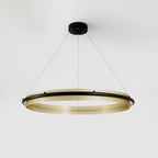 Erveliel Chandelier Rond Métal Minimaliste Moderne - Neutralighting