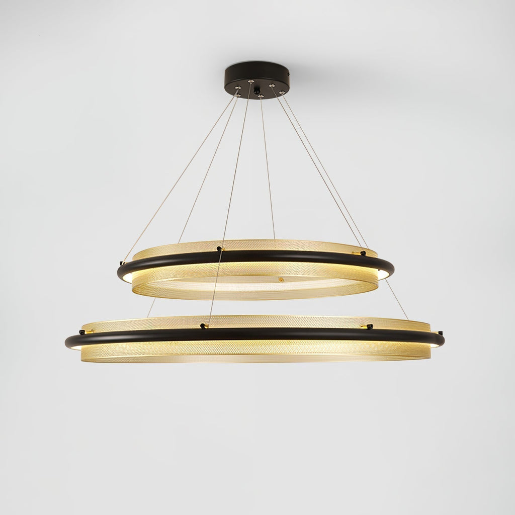 Erveliel Chandelier Rond Métal Minimaliste Moderne - Neutralighting
