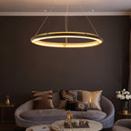 Erveliel Chandelier Rond Métal Minimaliste Moderne - Neutralighting