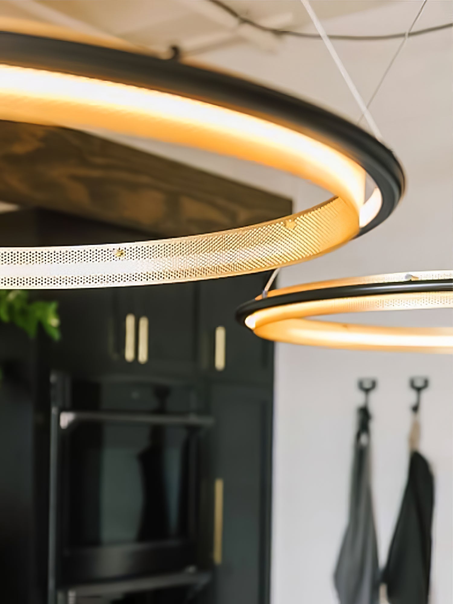 Erveliel Chandelier Rond Métal Minimaliste Moderne - Neutralighting