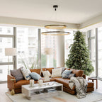 Erveliel Chandelier Rond Métal Minimaliste Moderne - Neutralighting