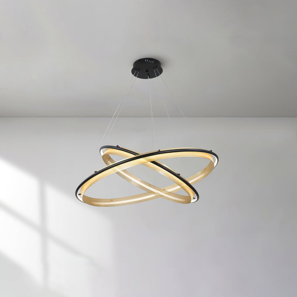 Erveliel Chandelier Rond Métal Minimaliste Moderne - Neutralighting