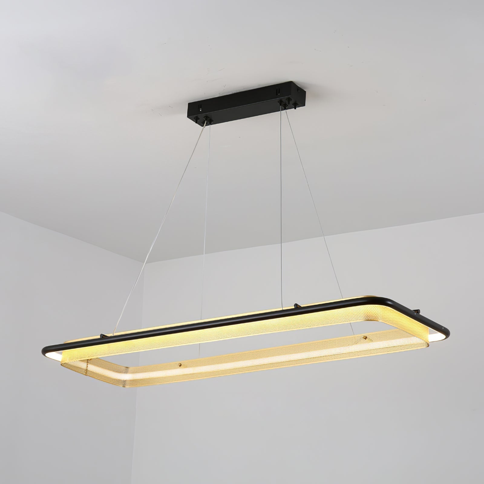 Erveliel Chandelier Rond Métal Minimaliste Moderne - Neutralighting