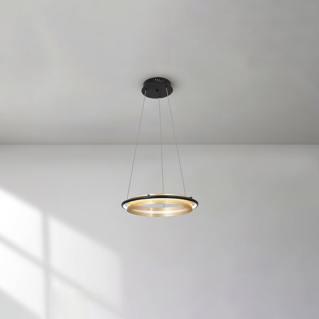 Erveliel Chandelier Rond Métal Minimaliste Moderne - Neutralighting