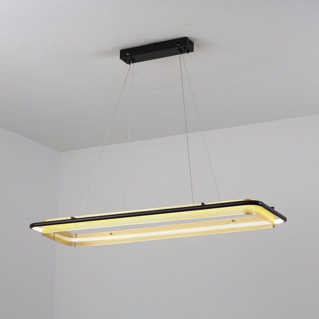 Erveliel Chandelier Rond Métal Minimaliste Moderne - Neutralighting