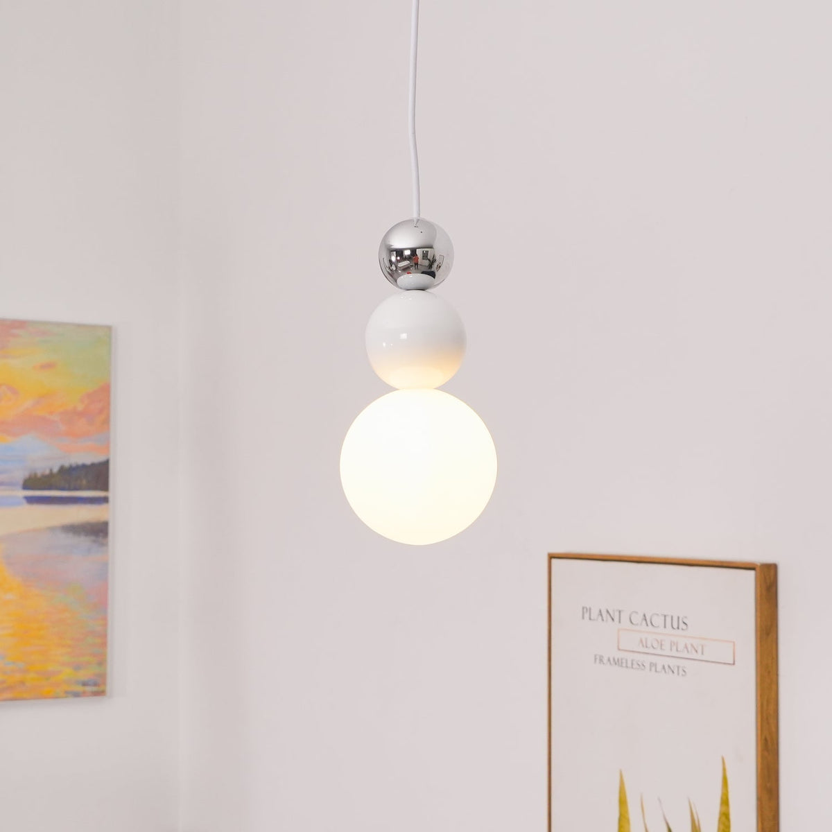 Orbis Suspension Acrylique Trois Boules - Neutralighting