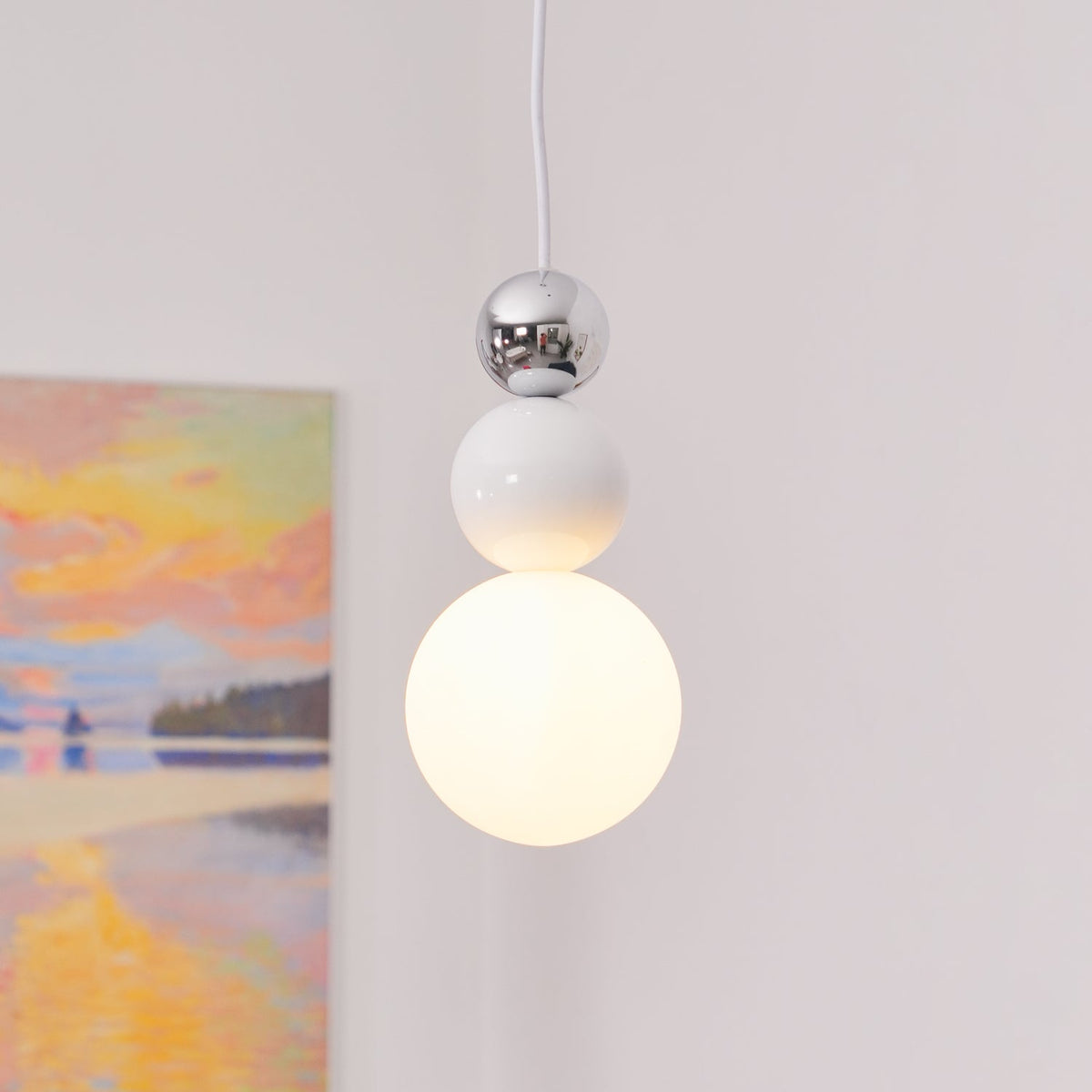 Orbis Suspension Acrylique Trois Boules - Neutralighting