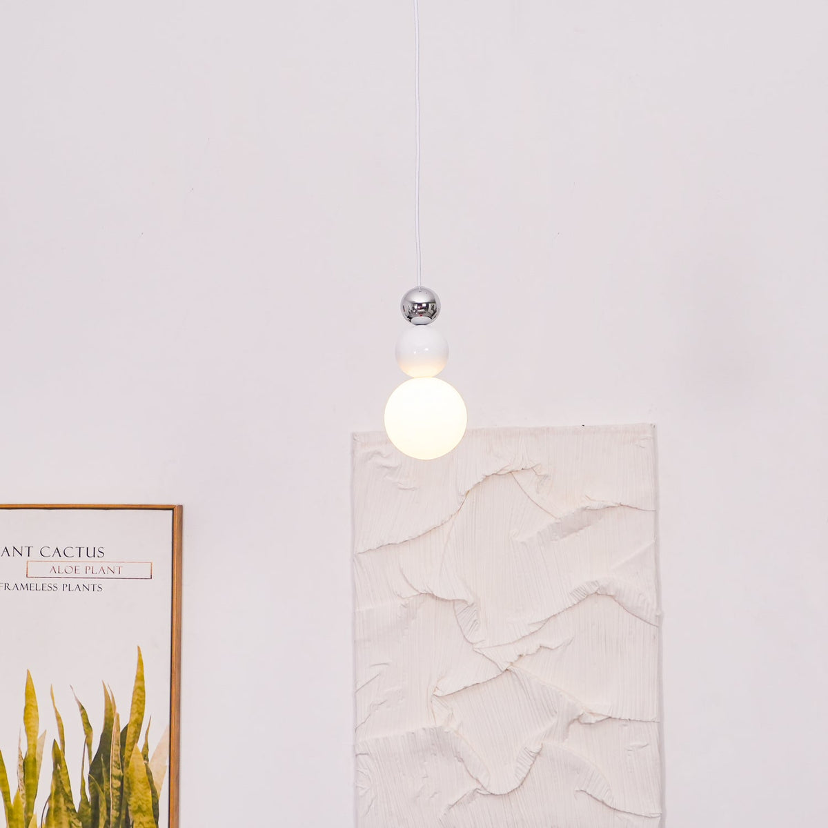 Orbis Suspension Acrylique Trois Boules - Neutralighting
