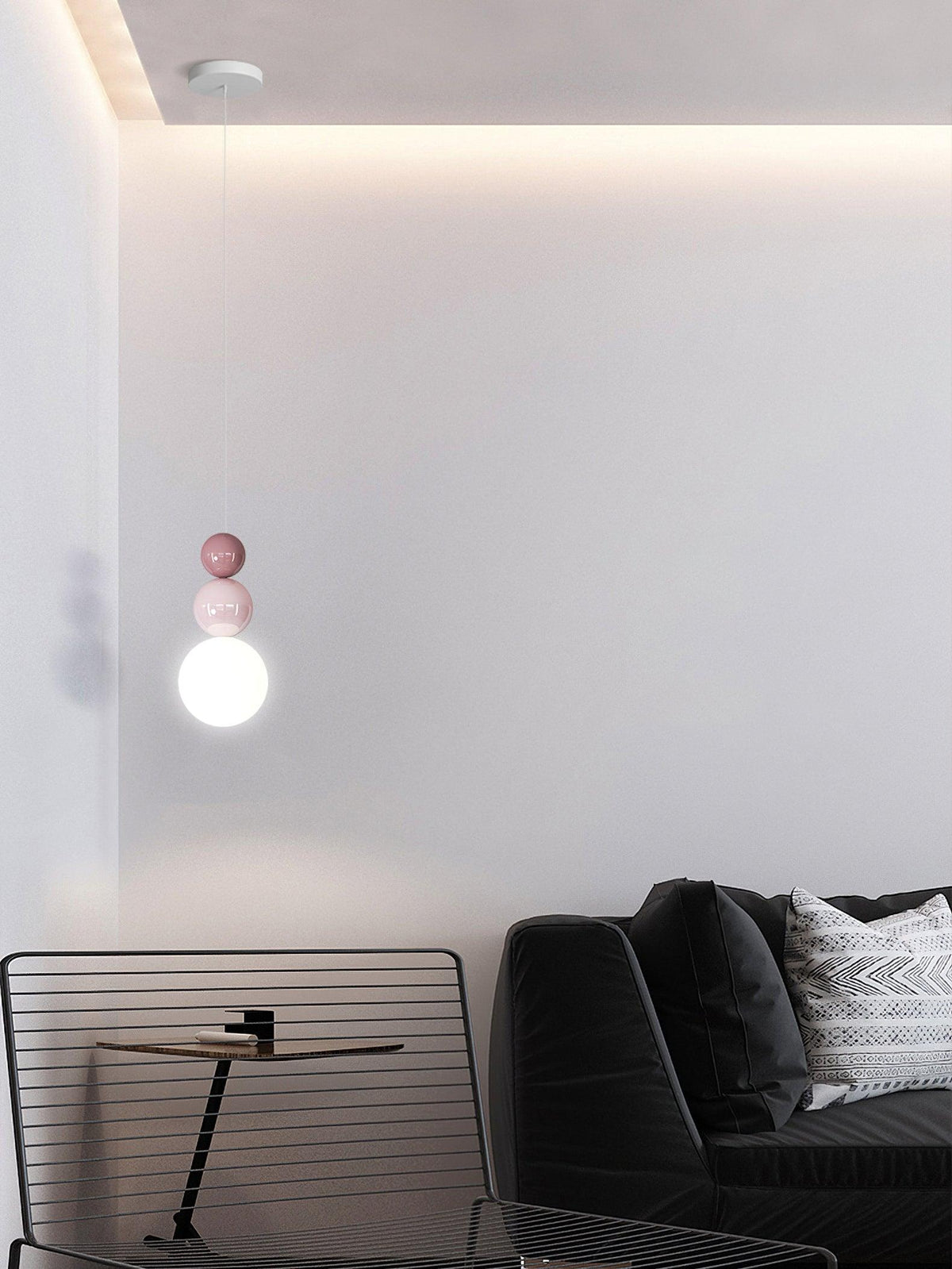 Orbis Suspension Acrylique Trois Boules - Neutralighting