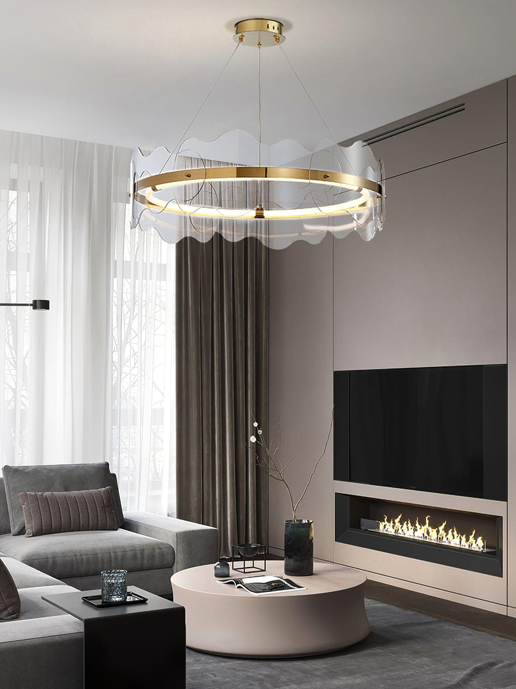 Vitalir Chandelier Acrylique Moderne - Neutralighting