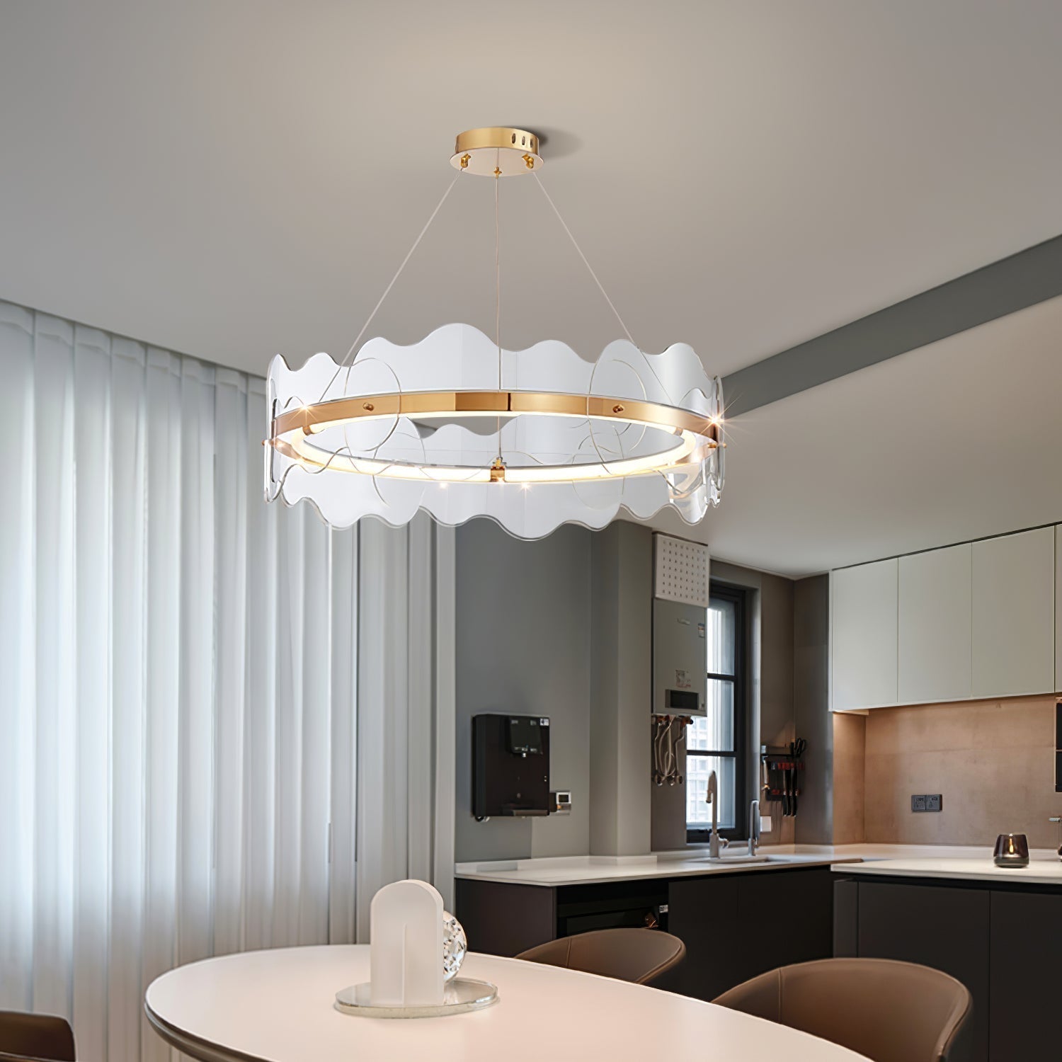 Vitalir Chandelier Acrylique Moderne - Neutralighting