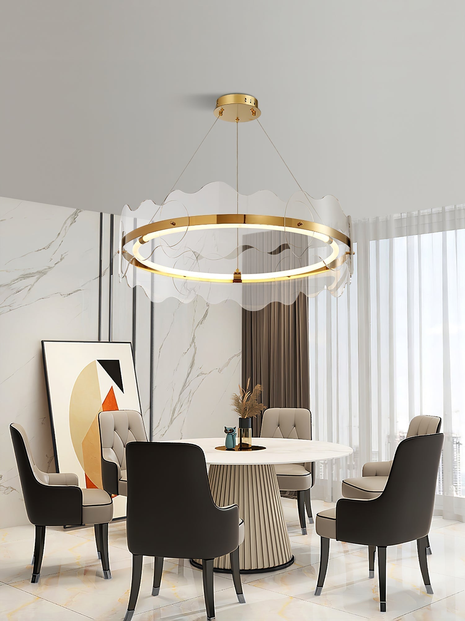 Vitalir Chandelier Acrylique Moderne - Neutralighting