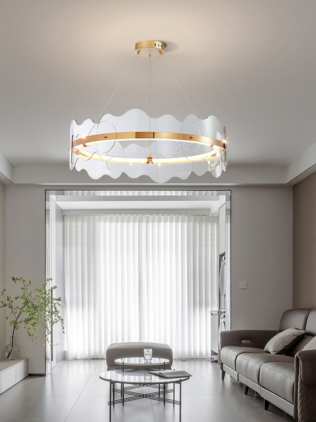 Vitalir Chandelier Acrylique Moderne - Neutralighting