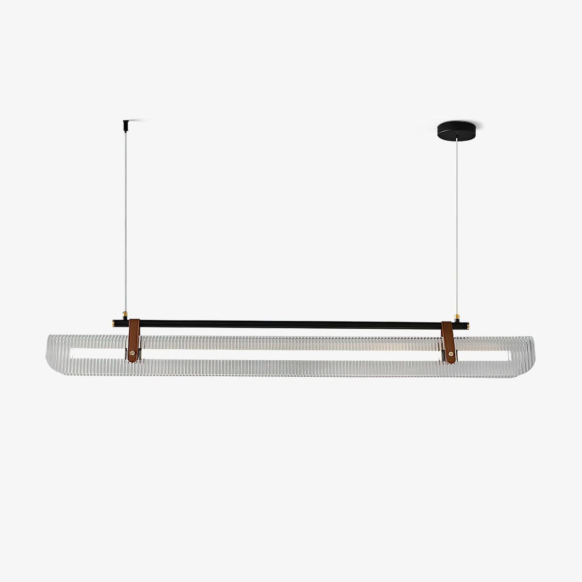 Lustra Suspension Lampe Acrylique Linéaire Moderne pour Salle à Manger - Neutralighting