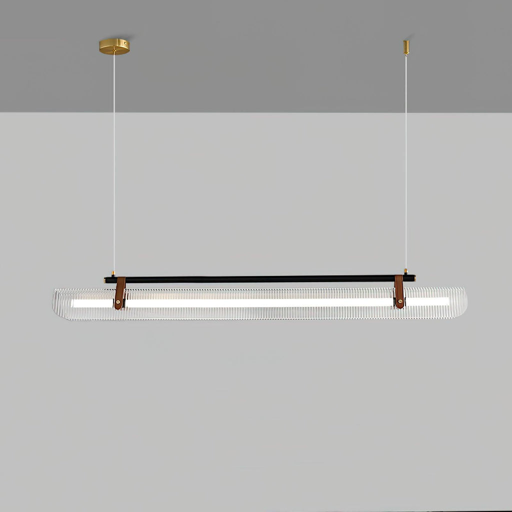 Lustra Suspension Lampe Acrylique Linéaire Moderne pour Salle à Manger - Neutralighting