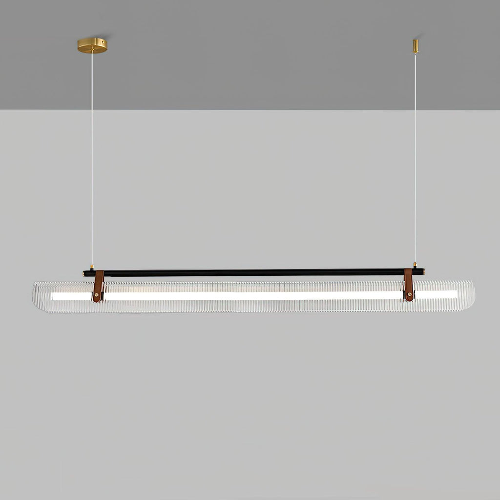 Lustra Suspension Lampe Acrylique Linéaire Moderne pour Salle à Manger - Neutralighting