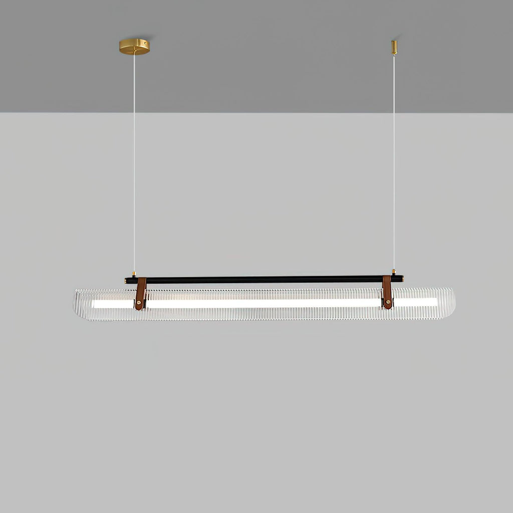 Lustra Suspension Lampe Acrylique Linéaire Moderne pour Salle à Manger - Neutralighting