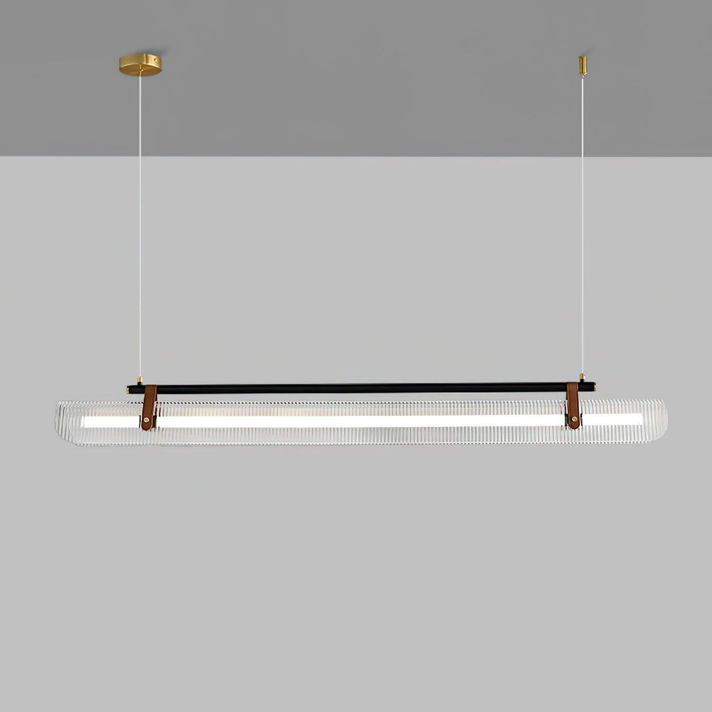 Lustra Suspension Lampe Acrylique Linéaire Moderne pour Salle à Manger - Neutralighting