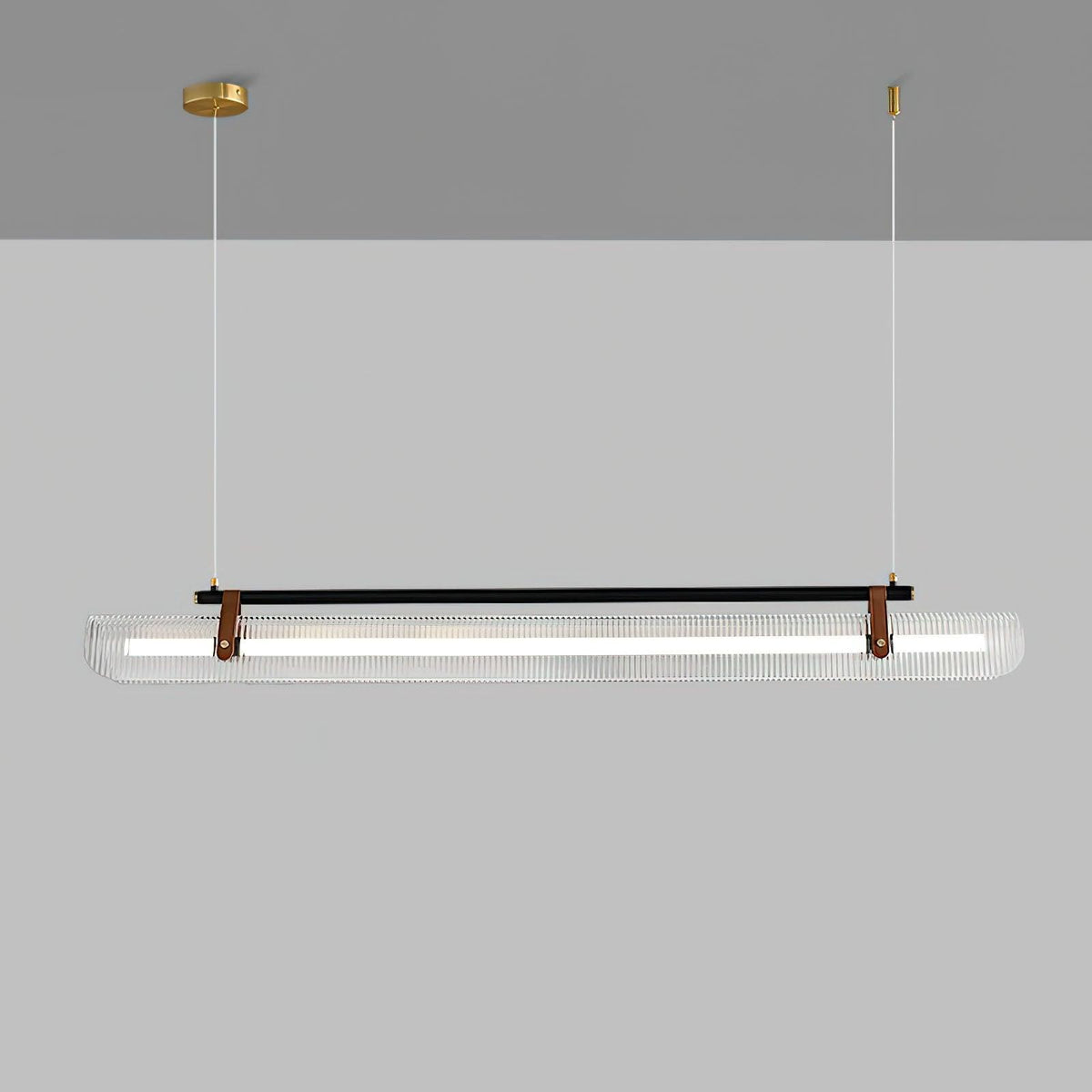 Lustra Suspension Lampe Acrylique Linéaire Moderne pour Salle à Manger - Neutralighting