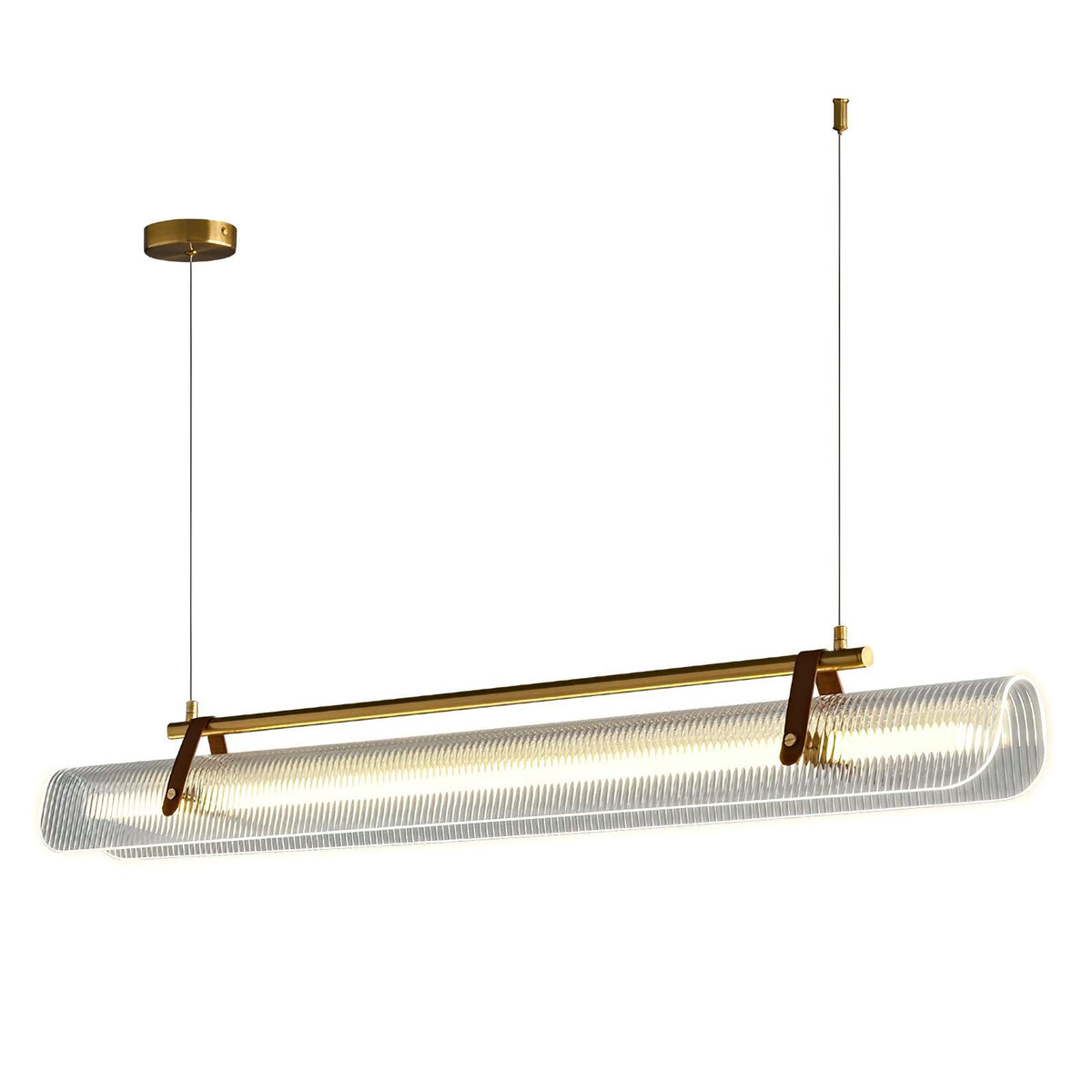 Lustra Suspension Lampe Acrylique Linéaire Moderne pour Salle à Manger - Neutralighting