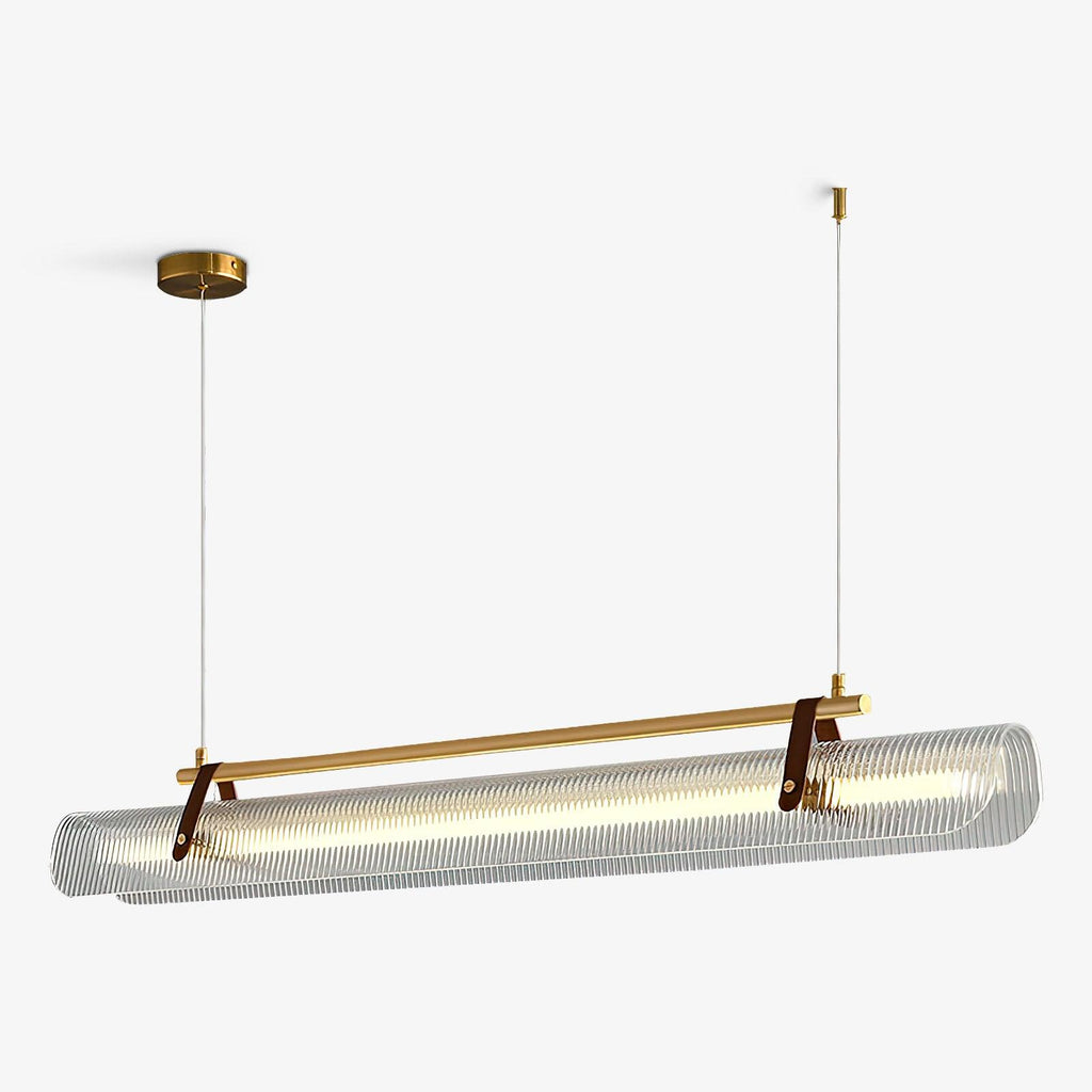 Lustra Suspension Lampe Acrylique Linéaire Moderne pour Salle à Manger - Neutralighting