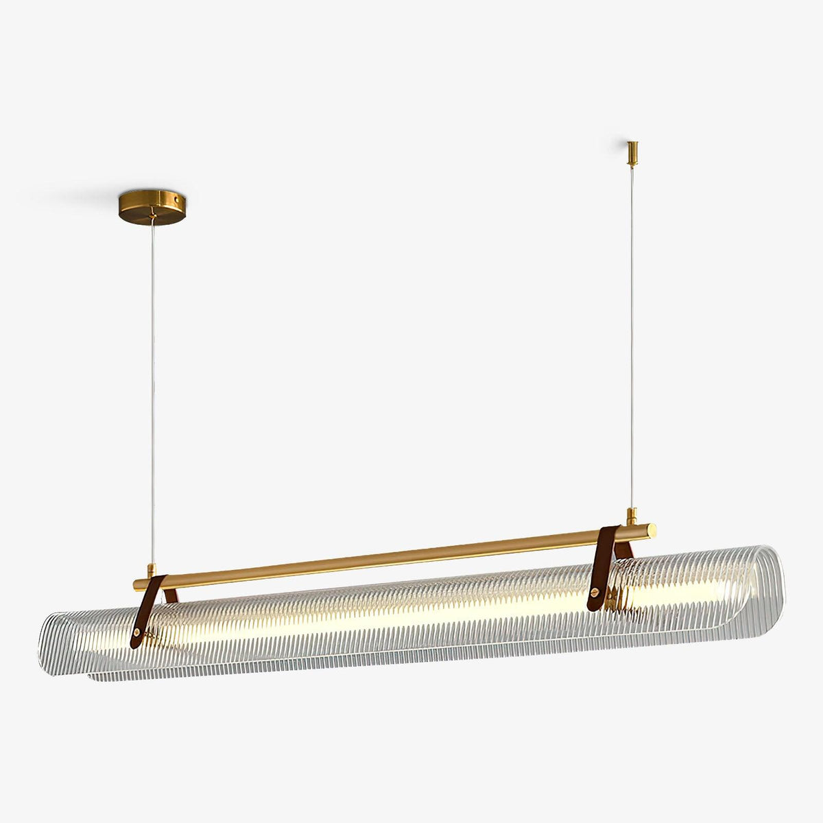 Lustra Suspension Lampe Acrylique Linéaire Moderne pour Salle à Manger - Neutralighting