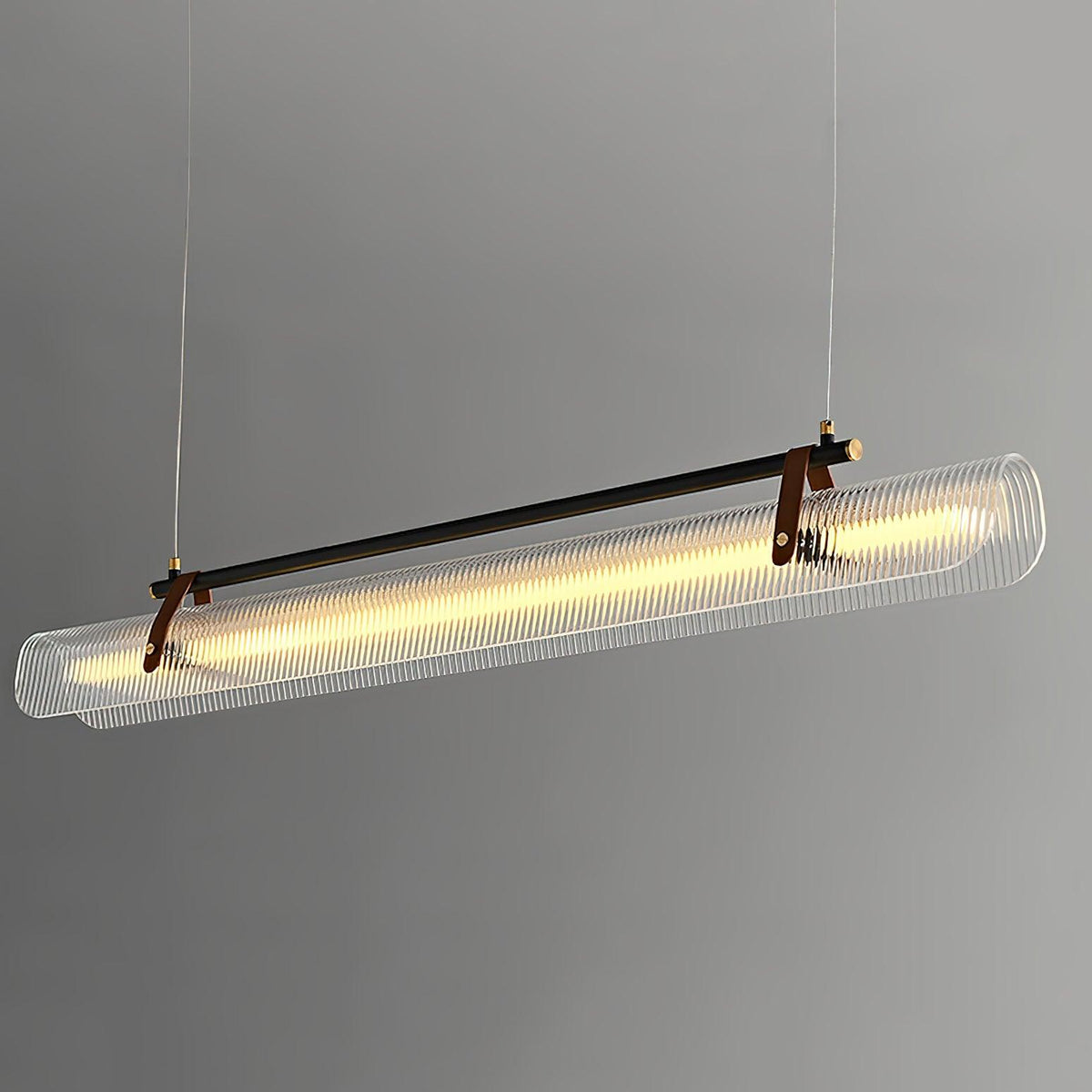 Lustra Suspension Lampe Acrylique Linéaire Moderne pour Salle à Manger - Neutralighting