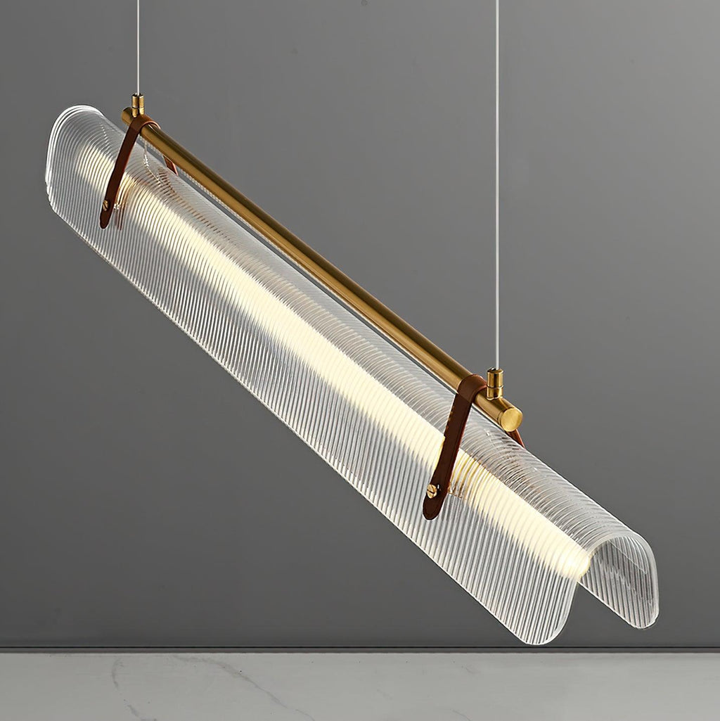 Lustra Suspension Lampe Acrylique Linéaire Moderne pour Salle à Manger - Neutralighting