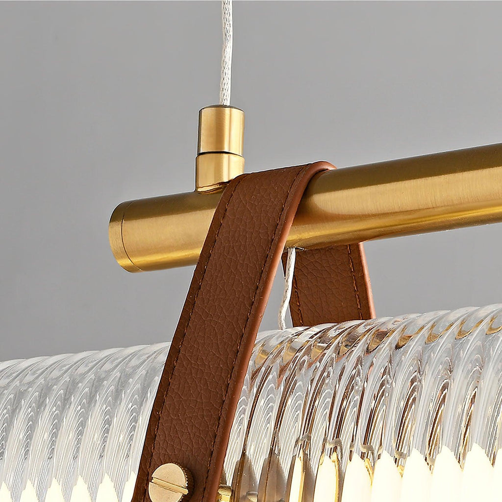 Lustra Suspension Lampe Acrylique Linéaire Moderne pour Salle à Manger - Neutralighting