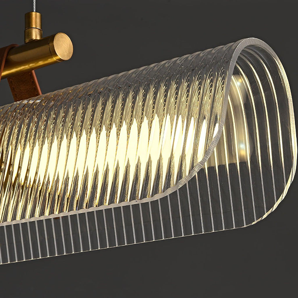 Lustra Suspension Lampe Acrylique Linéaire Moderne pour Salle à Manger - Neutralighting