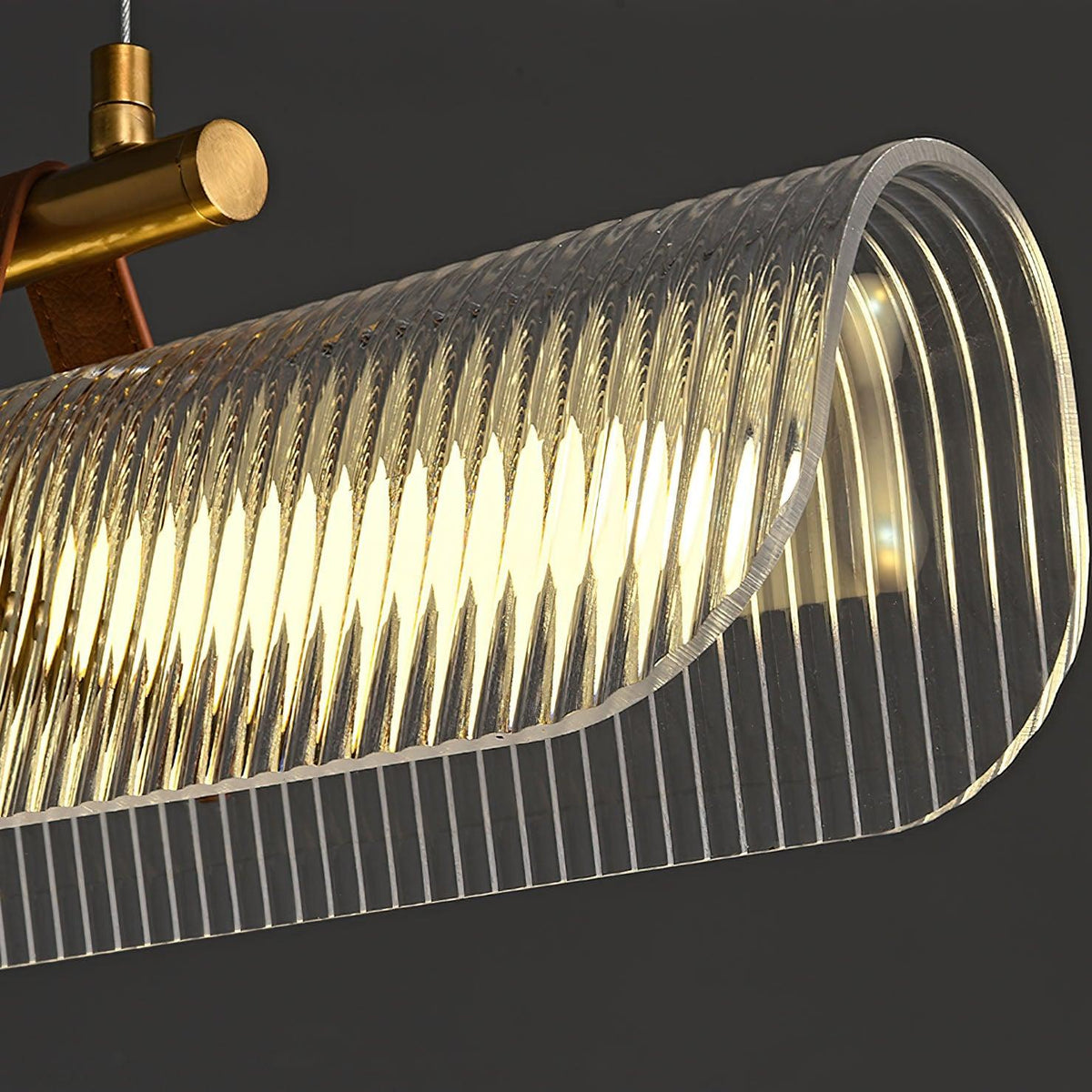 Lustra Suspension Lampe Acrylique Linéaire Moderne pour Salle à Manger - Neutralighting