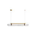 Lustra Suspension Lampe Acrylique Linéaire Moderne pour Salle à Manger - Neutralighting