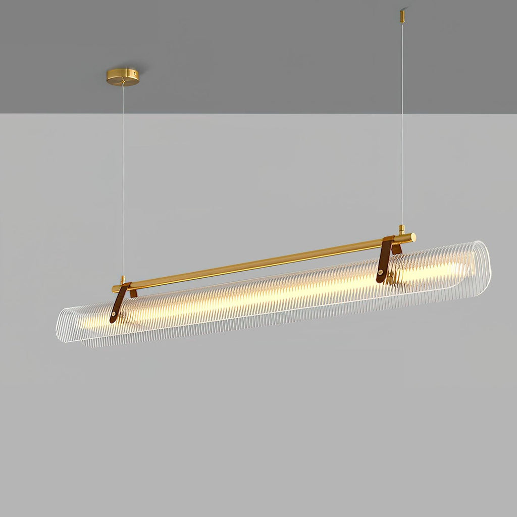 Lustra Suspension Lampe Acrylique Linéaire Moderne pour Salle à Manger - Neutralighting